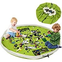 Los mejores  - BelleStyle Bolsa de Almacenamiento de Juguetes para niños- Alfombra de Juego Organizer para Juegos de niños- Juguetes de…